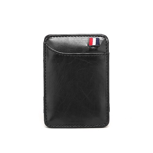 Korean Style Unisex Card Holder Card Holder Solid Color Pu Leather Magic Wallet
Korean Style Unisex Card Holder Card Holder Solid Color Pu Leather Magic Wallet