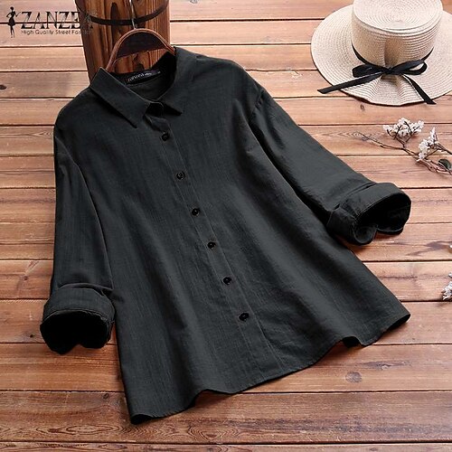 Damen Hemd Schwarz Weiß Gelb Glatt Patchwork Langarm Casual Täglich Vintage Brautkleider schlicht Hemdkragen Baumwolle S
Damen Hemd Schwarz Weiß Gelb Glatt Patchwork Langarm Casual Täglich Vintage Brautkleider schlicht Hemdkragen Baumwolle S