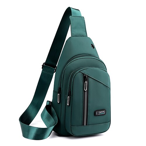 Men's Sling Shoulder Bag Oxford Cloth Nylon Zipper Solid Color Daily Outdoor Green Black Blue Gray
Men's Sling Shoulder Bag Oxford Cloth Nylon Zipper Solid Color Daily Outdoor Green Black Blue Gray