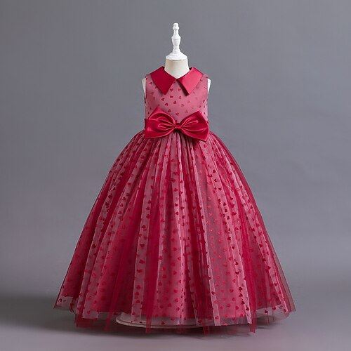 Kids Little Girls' Dress Heart Tulle Dress Party Daily Bow Wine Dusty Rose Royal Blue Maxi Sleeveless Princess Cute Dresses Spring Summer Slim 4-13 Years
Kids Little Girls' Dress Heart Tulle Dress Party Daily Bow Wine Dusty Rose Royal Blue Maxi Sleeveless Princess Cute Dresses Spring Summer Slim 4-13 Years