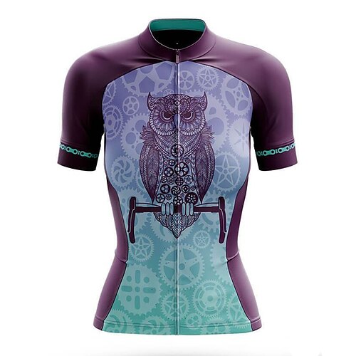 21Grams Women's Cycling Jersey Short Sleeve Bike Top with 3 Rear Pockets Mountain Bike MTB Road Bike Cycling Breathable Quick Dry Moisture Wicking Reflective Strips Purple Gear Polyester Spandex
21Grams Women's Cycling Jersey Short Sleeve Bike Top with 3 Rear Pockets Mountain Bike MTB Road Bike Cycling Breathable Quick Dry Moisture Wicking Reflective Strips Purple Gear Polyester Spandex