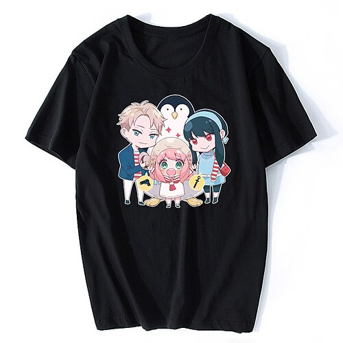 Inspired by SPY×FAMILY Loid Forger Yor Forger Anya Forger T-shirt Cartoon 100% Polyester Anime Harajuku Graphic Kawaii T-shirt For Men's / Women's / Couple's
Inspired by SPY×FAMILY Loid Forger Yor Forger Anya Forger T-shirt Cartoon 100% Polyester Anime Harajuku Graphic Kawaii T-shirt For Men's / Women's / Couple's