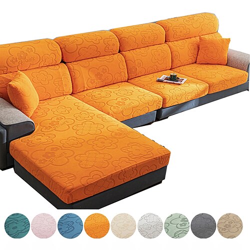 Solid Color Simple FlowerJacquard Sofa Cushion Cover Elastic Sofa Protector Scratch L Shape Corner Sofa Covers For Home Living Room Lounge
Solid Color Simple FlowerJacquard Sofa Cushion Cover Elastic Sofa Protector Scratch L Shape Corner Sofa Covers For Home Living Room Lounge
