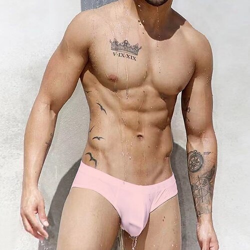 Men's Basic Panties Briefs 1 PC Underwear Fashion Simple Sexy Print Pure Color Cotton Mid Waist Touch of Sensation Comfort Green Purple Pink M L XL
Men's Basic Panties Briefs 1 PC Underwear Fashion Simple Sexy Print Pure Color Cotton Mid Waist Touch of Sensation Comfort Green Purple Pink M L XL