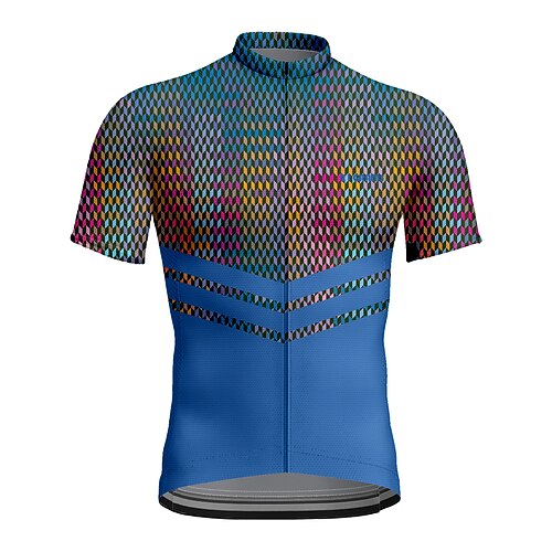 21Grams Men's Cycling Jersey Short Sleeve Bike Top with 3 Rear Pockets Mountain Bike MTB Road Bike Cycling Breathable Quick Dry Moisture Wicking Reflective Strips Green Yellow Blue Polyester Spandex
21Grams Men's Cycling Jersey Short Sleeve Bike Top with 3 Rear Pockets Mountain Bike MTB Road Bike Cycling Breathable Quick Dry Moisture Wicking Reflective Strips Green Yellow Blue Polyester Spandex