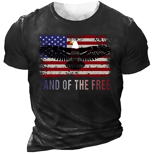 Men's Unisex T shirt Tee Graphic Letter American Flag Crew Neck Green Blue Black 3D Print Outdoor Street Short Sleeve Print Clothing Apparel Vintage Sports Designer Casual / Summer / Summer
Men's Unisex T shirt Tee Graphic Letter American Flag Crew Neck Green Blue Black 3D Print Outdoor Street Short Sleeve Print Clothing Apparel Vintage Sports Designer Casual / Summer / Summer