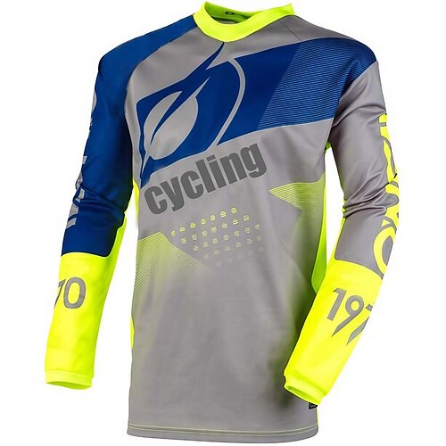 21Grams Men's Downhill Jersey Long Sleeve Mountain Bike MTB Road Bike Cycling Black Grey Graphic Bike Breathable Quick Dry Moisture Wicking Polyester Spandex Sports Graphic Clothing Apparel
21Grams Men's Downhill Jersey Long Sleeve Mountain Bike MTB Road Bike Cycling Black Grey Graphic Bike Breathable Quick Dry Moisture Wicking Polyester Spandex Sports Graphic Clothing Apparel