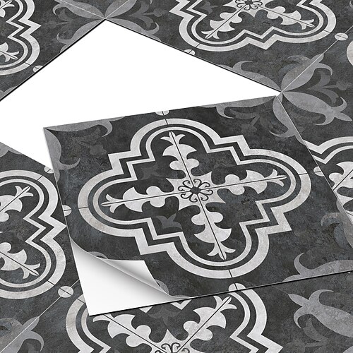 Dark Black Portuguese Pattern Thickened And Sticky Matte Floor Stickers Bathroom Non-slip Floor Renovation Stickers Kitchen Plus Sticky Oil-proof Floor Stickers
Dark Black Portuguese Pattern Thickened And Sticky Matte Floor Stickers Bathroom Non-slip Floor Renovation Stickers Kitchen Plus Sticky Oil-proof Floor Stickers