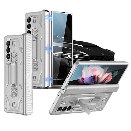 Phone Case For Samsung Galaxy Flip Z Fold 3 and Screen Protector Flip Magnetic Solid Colored PC Metal
Phone Case For Samsung Galaxy Flip Z Fold 3 and Screen Protector Flip Magnetic Solid Colored PC Metal