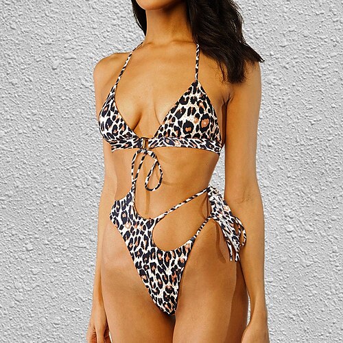 Mulheres Roupa de Banho Uma pedaço Monoquíni Fatos de banho Normal roupa de banho Sem costas Estampado Cintura alta Corda Leopardo Amarelo Cáqui Marron Decote em V-wire Fatos de banho Sensual Férias
Mulheres Roupa de Banho Uma pedaço Monoquíni Fatos de banho Normal roupa de banho Sem costas Estampado Cintura alta Corda Leopardo Amarelo Cáqui Marron Decote em V-wire Fatos de banho Sensual Férias