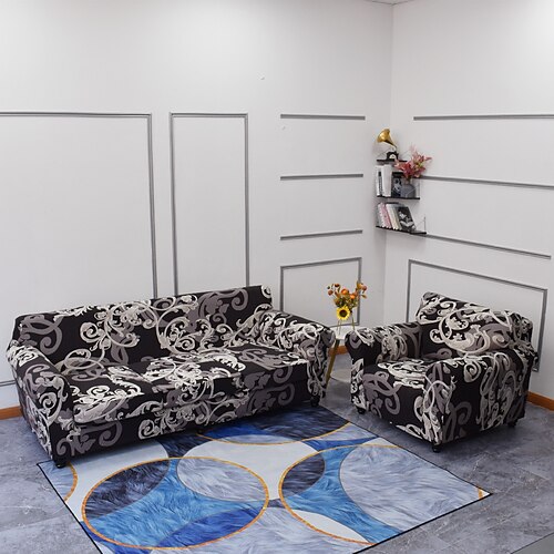 High Stretch Sofa Slipcover Sofa Cover Furniture Protector Form Fit Printed Sofa Cover for 1~3 Cushion Couch Include Sofa Cover and Seat Cushion Cover, Machine Washable
High Stretch Sofa Slipcover Sofa Cover Furniture Protector Form Fit Printed Sofa Cover for 1~3 Cushion Couch Include Sofa Cover and Seat Cushion Cover, Machine Washable