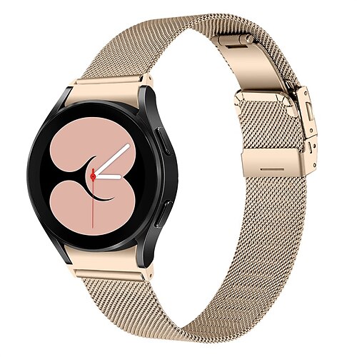 1 pcs Smart Watch Band for Samsung Galaxy Watch 5 40/44MM Watch 5 Pro 45MM Watch 4 Classic 42/46mm Watch 4 40/44mm Alloy Smartwatch Strap Adjustable Breathable Shockproof Milanese Loop Replacement
1 pcs Smart Watch Band for Samsung Galaxy Watch 5 40/44MM Watch 5 Pro 45MM Watch 4 Classic 42/46mm Watch 4 40/44mm Alloy Smartwatch Strap Adjustable Breathable Shockproof Milanese Loop Replacement