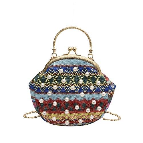 Women's Evening Bag Top Handle Bag Canvas Pearls Vintage Daily Going out Blue Khaki Orange
Women's Evening Bag Top Handle Bag Canvas Pearls Vintage Daily Going out Blue Khaki Orange