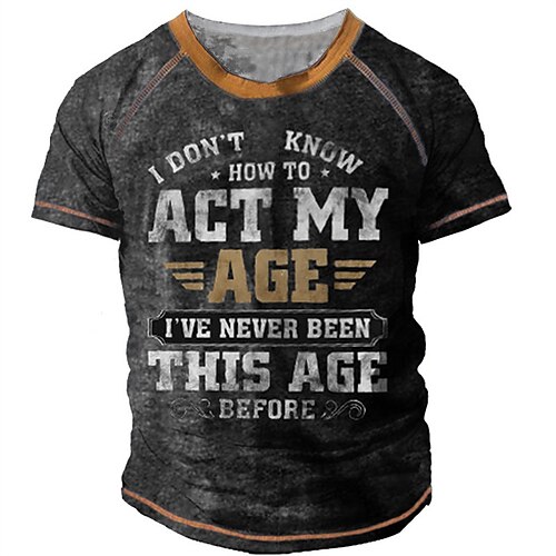 Men's Unisex T shirt Tee 3D Print Graphic Prints Letter Crew Neck Street Daily Print Short Sleeve Tops Designer Casual Big and Tall Sports Black Yellow Army Green / Summer
Men's Unisex T shirt Tee 3D Print Graphic Prints Letter Crew Neck Street Daily Print Short Sleeve Tops Designer Casual Big and Tall Sports Black Yellow Army Green / Summer