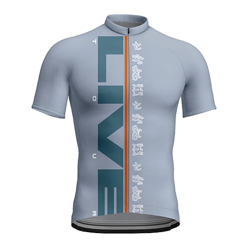 21Grams Men's Cycling Jersey Short Sleeve Bike Top with 3 Rear Pockets Mountain Bike MTB Road Bike Cycling Breathable Quick Dry Moisture Wicking Reflective Strips Green Khaki Blue Polyester Spandex
21Grams Men's Cycling Jersey Short Sleeve Bike Top with 3 Rear Pockets Mountain Bike MTB Road Bike Cycling Breathable Quick Dry Moisture Wicking Reflective Strips Green Khaki Blue Polyester Spandex