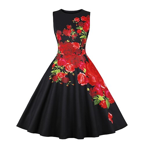 Goddess Flapper Girl Vintage 1950s Hepburn A-Line Dress Women's Bow Costume Vintage Cosplay Holiday Dress Family Gathering Sleeveless Medium Length Ball Gown Dress Masquerade
Goddess Flapper Girl Vintage 1950s Hepburn A-Line Dress Women's Bow Costume Vintage Cosplay Holiday Dress Family Gathering Sleeveless Medium Length Ball Gown Dress Masquerade
