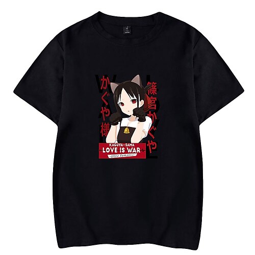Inspired by Kaguya Sama: Love Is War Shinomiya Kaguya T-shirt Cartoon 100% Polyester Anime Harajuku Graphic Kawaii T-shirt For Men's / Women's / Couple's
Inspired by Kaguya Sama: Love Is War Shinomiya Kaguya T-shirt Cartoon 100% Polyester Anime Harajuku Graphic Kawaii T-shirt For Men's / Women's / Couple's
