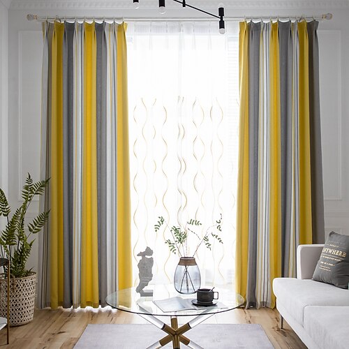 Two Panel American Style Vertical Striped Multicolor Curtains Living Room Bedroom Dining Room Children's Room Study Insulation Curtain
Two Panel American Style Vertical Striped Multicolor Curtains Living Room Bedroom Dining Room Children's Room Study Insulation Curtain