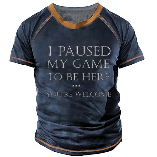Men's Unisex T shirt Tee 3D Print Graphic Letter Crew Neck Street Daily Print Short Sleeve Tops Designer Casual Big and Tall Sports Blue / Summer
Men's Unisex T shirt Tee 3D Print Graphic Letter Crew Neck Street Daily Print Short Sleeve Tops Designer Casual Big and Tall Sports Blue / Summer