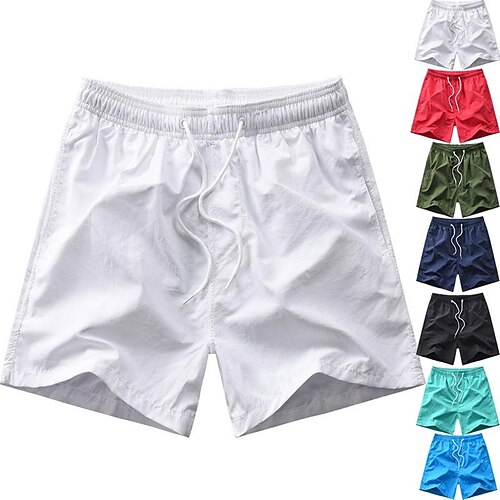 Men's Swim Trunks Swim Shorts Quick Dry Board Shorts Bathing Suit with Pockets Drawstring Swimming Surfing Beach Water Sports Solid Colored Summer
Men's Swim Trunks Swim Shorts Quick Dry Board Shorts Bathing Suit with Pockets Drawstring Swimming Surfing Beach Water Sports Solid Colored Summer