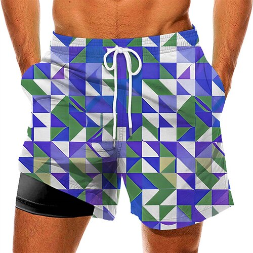 Men's Swim Trunks Swim Shorts Quick Dry Board Shorts Bathing Suit with Pockets Compression Liner Drawstring Swimming Surfing Beach Water Sports Patchwork Summer
Men's Swim Trunks Swim Shorts Quick Dry Board Shorts Bathing Suit with Pockets Compression Liner Drawstring Swimming Surfing Beach Water Sports Patchwork Summer