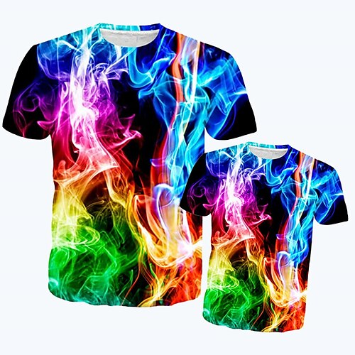 Family Look T shirt Tops Graphic Patterned Street Print Green Blue Red Short Sleeve Active Matching Outfits
Family Look T shirt Tops Graphic Patterned Street Print Green Blue Red Short Sleeve Active Matching Outfits