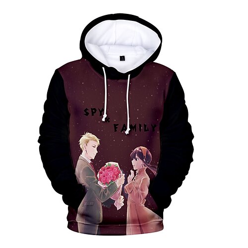 Inspired by SPY×FAMILY Loid Forger Yor Forger Anya Forger Hoodie Anime 100% Polyester Anime 3D Harajuku Graphic Hoodie For Men's / Women's / Couple's
Inspired by SPY×FAMILY Loid Forger Yor Forger Anya Forger Hoodie Anime 100% Polyester Anime 3D Harajuku Graphic Hoodie For Men's / Women's / Couple's