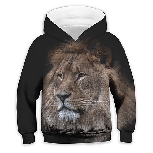 Kids Boys Hoodie Animal Outdoor 3D Print Long Sleeve Pocket Active 3-12 Years Fall Black
Kids Boys Hoodie Animal Outdoor 3D Print Long Sleeve Pocket Active 3-12 Years Fall Black