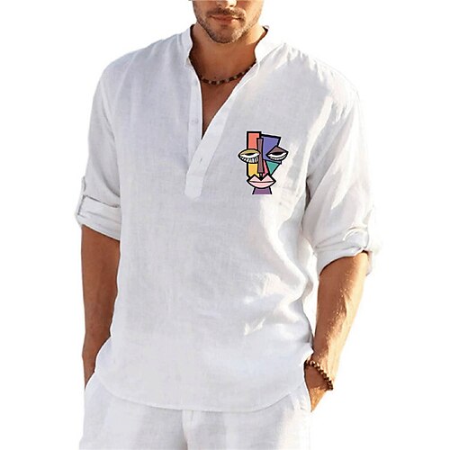 Men's Shirt Hot Stamping Cartoon Graphic Patterned Collar Street Casual Button-Down Print Long Sleeve Tops Designer Casual Fashion Big and Tall White Black Gray / Summer
Men's Shirt Hot Stamping Cartoon Graphic Patterned Collar Street Casual Button-Down Print Long Sleeve Tops Designer Casual Fashion Big and Tall White Black Gray / Summer