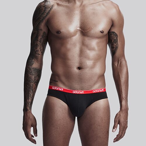 Men's Basic Panties Briefs 1 PC Underwear Fashion Simple Sexy Print Letter Cotton Mid Waist Touch of Sensation Comfort Black Blue Red M L XL
Men's Basic Panties Briefs 1 PC Underwear Fashion Simple Sexy Print Letter Cotton Mid Waist Touch of Sensation Comfort Black Blue Red M L XL