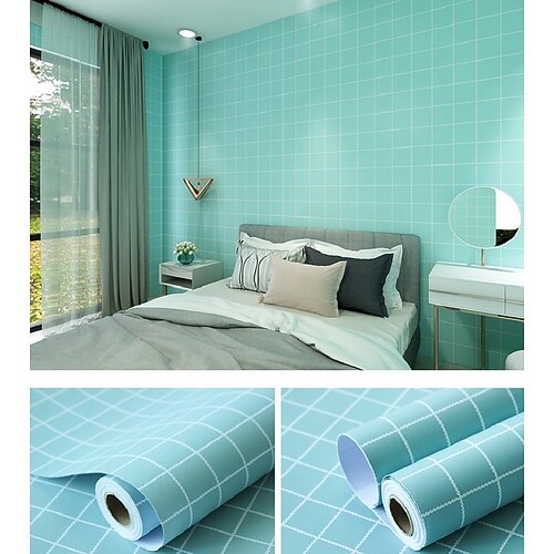 Self Adhesive Wallpaper Black And White Lattice Thickened PVC Bedroom Living Room Bedroom Background Wall Decoration Plain Wall Sticker
Self Adhesive Wallpaper Black And White Lattice Thickened PVC Bedroom Living Room Bedroom Background Wall Decoration Plain Wall Sticker