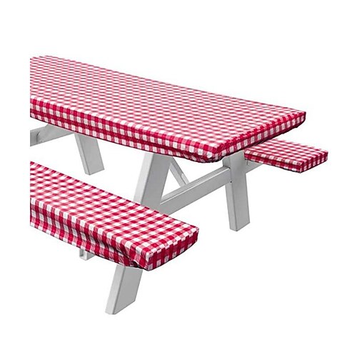 Tischdecke für Picknicktisch und Sitzbank, 3-teiliges Set, Flanellrücken, elastischer Rand, wasserdicht, abwischbar, Kunststoffabdeckung, Vinyl-Tischdecke für Haushaltswaren, Innen, Außen, Terrasse,
Tischdecke für Picknicktisch und Sitzbank, 3-teiliges Set, Flanellrücken, elastischer Rand, wasserdicht, abwischbar, Kunststoffabdeckung, Vinyl-Tischdecke für Haushaltswaren, Innen, Außen, Terrasse,