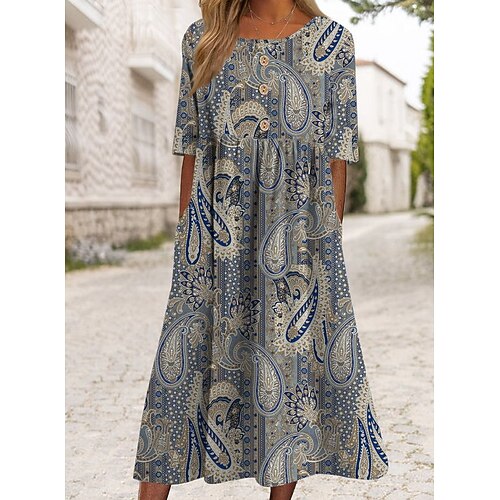 Damen Casual kleid Midikleid Grau Kurzarm Bedruckt Rüschen Frühling Sommer Rundhalsausschnitt Stilvoll Wochenende 2023 S M L XL XXL 3XL
Damen Casual kleid Midikleid Grau Kurzarm Bedruckt Rüschen Frühling Sommer Rundhalsausschnitt Stilvoll Wochenende 2023 S M L XL XXL 3XL