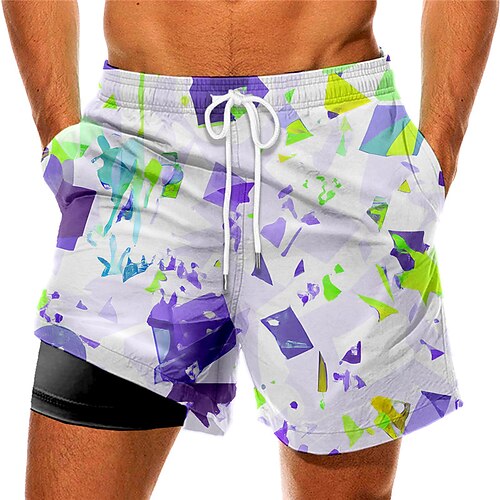 Men's Swim Trunks Swim Shorts Quick Dry Board Shorts Bathing Suit Compression Liner with Pockets Drawstring Swimming Surfing Beach Water Sports Printed Spring Summer
Men's Swim Trunks Swim Shorts Quick Dry Board Shorts Bathing Suit Compression Liner with Pockets Drawstring Swimming Surfing Beach Water Sports Printed Spring Summer