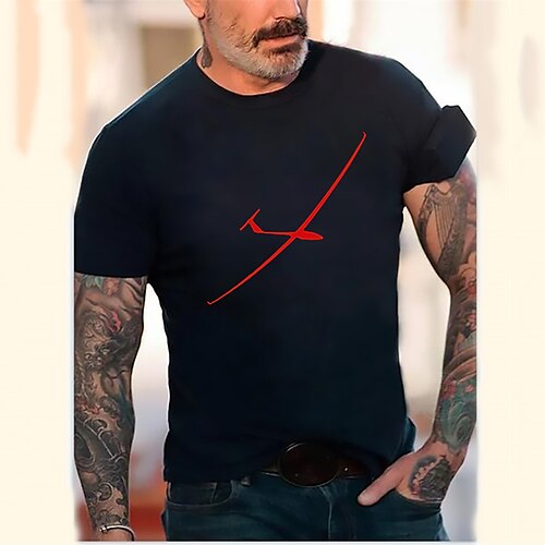 Men's Unisex T shirt Tee Crew Neck Gray Black Print aircraft Outdoor Street Short Sleeve Print Clothing Apparel Sports Designer Casual Big and Tall / Summer / Summer
Men's Unisex T shirt Tee Crew Neck Gray Black Print aircraft Outdoor Street Short Sleeve Print Clothing Apparel Sports Designer Casual Big and Tall / Summer / Summer