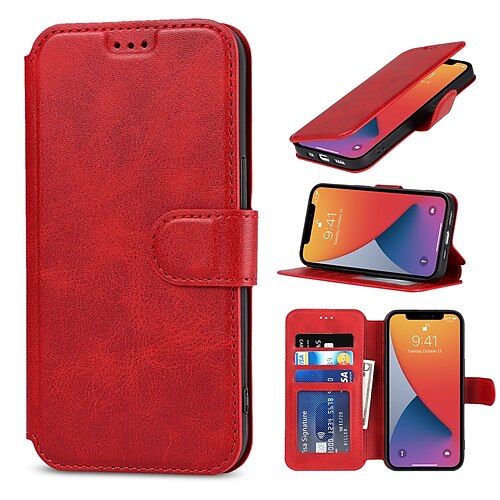 Phone Case For Apple Wallet Card iPhone 13 12 11 Pro Max X XR XS Max Magnetic Full Body Protective Dustproof Solid Colored PU Leather
Phone Case For Apple Wallet Card iPhone 13 12 11 Pro Max X XR XS Max Magnetic Full Body Protective Dustproof Solid Colored PU Leather