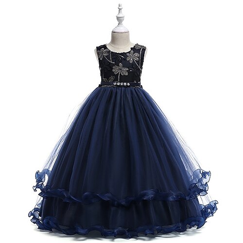 Kids Little Girls' Dress Solid Colored Tulle Dress Party Daily Wine Navy Blue Maxi Sleeveless Princess Cute Dresses Spring Summer Slim 3-12 Years
Kids Little Girls' Dress Solid Colored Tulle Dress Party Daily Wine Navy Blue Maxi Sleeveless Princess Cute Dresses Spring Summer Slim 3-12 Years