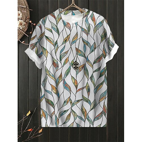 Women's Plus Size Curve Tops T shirt Tee Leaf Print Short Sleeve Crewneck Streetwear Daily Sports Cotton Spandex Jersey Spring Summer Green
Women's Plus Size Curve Tops T shirt Tee Leaf Print Short Sleeve Crewneck Streetwear Daily Sports Cotton Spandex Jersey Spring Summer Green