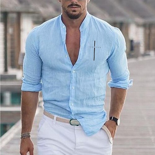 Men's Shirt Graphic Cross Collar Army Green Light Blue White Black Hot Stamping Outdoor Street Long Sleeve Button-Down Print Clothing Apparel Fashion Designer Casual Big and Tall / Summer / Spring
Men's Shirt Graphic Cross Collar Army Green Light Blue White Black Hot Stamping Outdoor Street Long Sleeve Button-Down Print Clothing Apparel Fashion Designer Casual Big and Tall / Summer / Spring