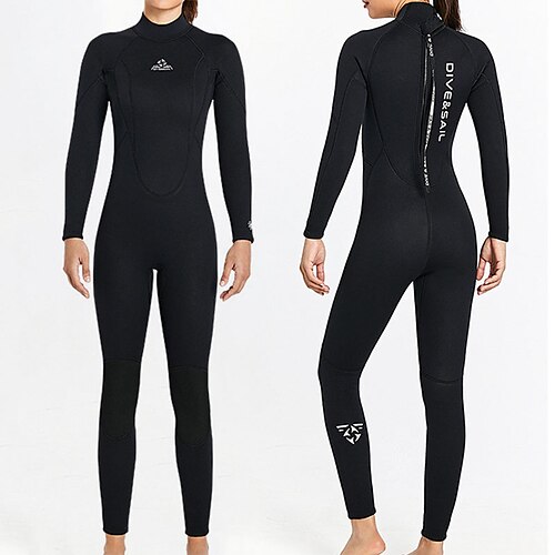 Dive&Sail Women's Full Wetsuit 3mm SCR Neoprene Diving Suit Thermal Warm Windproof UPF50 High Elasticity Long Sleeve Full Body Back Zip - Diving Scuba Patchwork Spring Summer Winter / Quick Dry
Dive&Sail Women's Full Wetsuit 3mm SCR Neoprene Diving Suit Thermal Warm Windproof UPF50 High Elasticity Long Sleeve Full Body Back Zip - Diving Scuba Patchwork Spring Summer Winter / Quick Dry