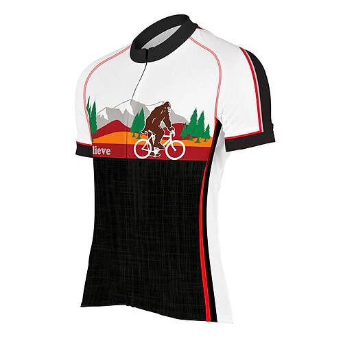 21Grams Men's Cycling Jersey Short Sleeve Bike Top with 3 Rear Pockets Mountain Bike MTB Road Bike Cycling Breathable Quick Dry Moisture Wicking Reflective Strips Black Blue Animal Polyester Spandex
21Grams Men's Cycling Jersey Short Sleeve Bike Top with 3 Rear Pockets Mountain Bike MTB Road Bike Cycling Breathable Quick Dry Moisture Wicking Reflective Strips Black Blue Animal Polyester Spandex