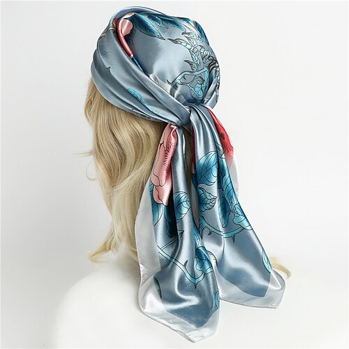 1pcs 9090cm Fashion Flower Scarf Ladies Outdoor Print High Quality Neck Hair Decorate Headband Scarf Outdoor Small Kerchief Soft Wrap
1pcs 9090cm Fashion Flower Scarf Ladies Outdoor Print High Quality Neck Hair Decorate Headband Scarf Outdoor Small Kerchief Soft Wrap