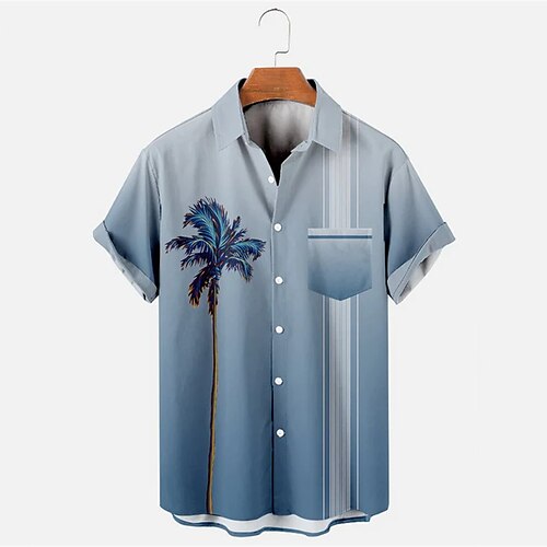 Men's Shirt Print Tree Turndown Street Daily Button-Down Print Short Sleeve Tops Casual Fashion Breathable Comfortable Blue
Men's Shirt Print Tree Turndown Street Daily Button-Down Print Short Sleeve Tops Casual Fashion Breathable Comfortable Blue