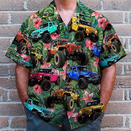 Homme Chemise Floral Col rabattu Vert foncé 3D effet Plein Air Casual Manches Courtes 3D Bouton bas Vêtement Tenue Mode Casual Hawaïen Confortable
Homme Chemise Floral Col rabattu Vert foncé 3D effet Plein Air Casual Manches Courtes 3D Bouton bas Vêtement Tenue Mode Casual Hawaïen Confortable