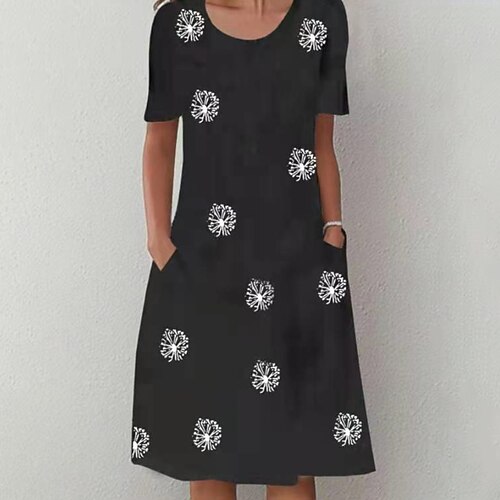 Damen Casual kleid Etuikleid Midikleid Schwarz Kurzarm Blumen Tasche Frühling Sommer Rundhalsausschnitt Casual Wochenende Lockere Passform 2023 S M L XL XXL 3XL
Damen Casual kleid Etuikleid Midikleid Schwarz Kurzarm Blumen Tasche Frühling Sommer Rundhalsausschnitt Casual Wochenende Lockere Passform 2023 S M L XL XXL 3XL