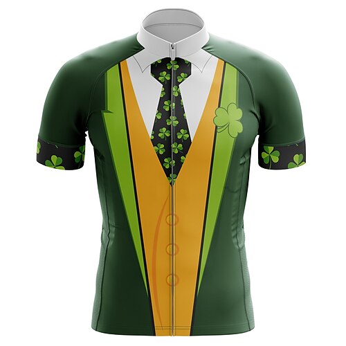 21Grams Men's Cycling Jersey Short Sleeve Bike Top with 3 Rear Pockets Mountain Bike MTB Road Bike Cycling Breathable Quick Dry Moisture Wicking Reflective Strips Green Graphic 3D Polyester Spandex
21Grams Men's Cycling Jersey Short Sleeve Bike Top with 3 Rear Pockets Mountain Bike MTB Road Bike Cycling Breathable Quick Dry Moisture Wicking Reflective Strips Green Graphic 3D Polyester Spandex