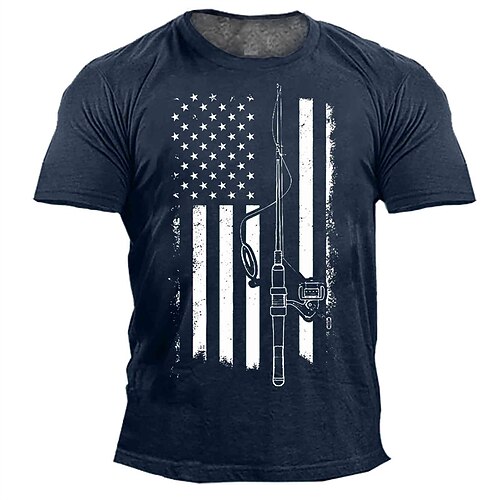 Men's Unisex T shirt Tee 3D Print Graphic American Flag Crew Neck Street Daily Print Short Sleeve Tops Designer Casual Vintage Big and Tall Green Black Blue / Summer
Men's Unisex T shirt Tee 3D Print Graphic American Flag Crew Neck Street Daily Print Short Sleeve Tops Designer Casual Vintage Big and Tall Green Black Blue / Summer