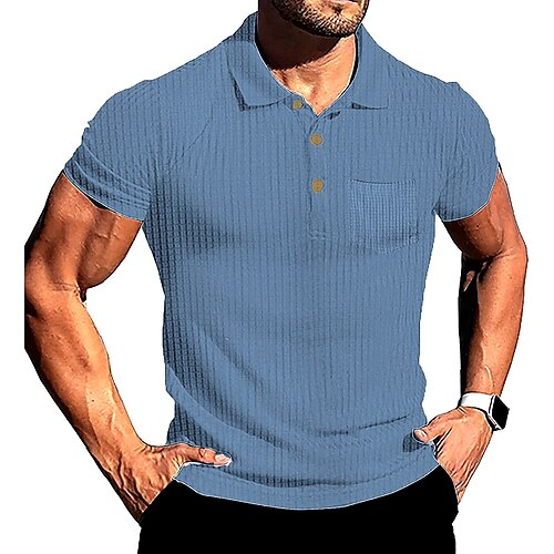 Men's Shirt Solid Color Turndown Casual Daily Short Sleeve Tops Casual Exaggerated Green Blue Beige
Men's Shirt Solid Color Turndown Casual Daily Short Sleeve Tops Casual Exaggerated Green Blue Beige