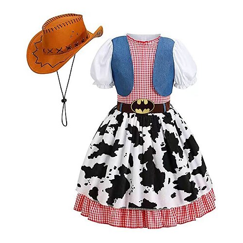 Toy Story Woody Cosplay Costume Outfits Vacation Dress Girls' Movie Cosplay Sweet Red Dress Hat Masquerade Polyester
Toy Story Woody Cosplay Costume Outfits Vacation Dress Girls' Movie Cosplay Sweet Red Dress Hat Masquerade Polyester
