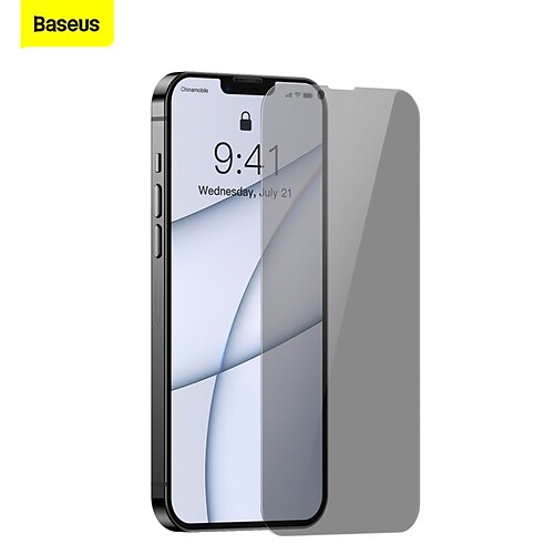 2 Pcs Baseus 0.3mm Phone Screen Protector Full-glass Tempered Glass Film Anti Peep function For iPhone 13 13 pro 13 pro max Scratch Proof Anti-Fingerprint
2 Pcs Baseus 0.3mm Phone Screen Protector Full-glass Tempered Glass Film Anti Peep function For iPhone 13 13 pro 13 pro max Scratch Proof Anti-Fingerprint